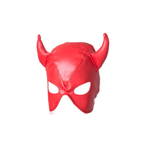 maska ďábel červená