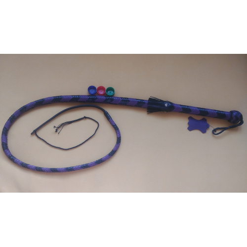 whip leather purple