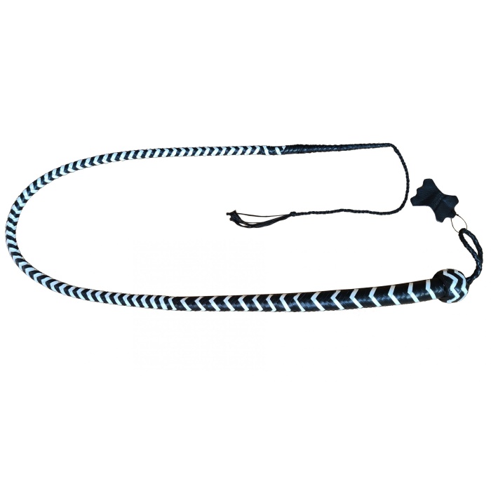 whip white black knot 150cm12816