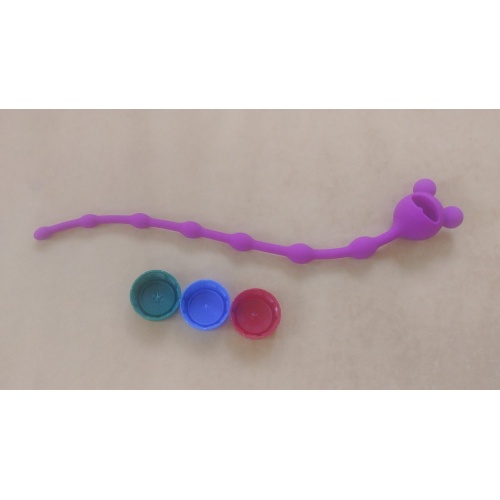 Silicone urethral beads for gradual urethral training