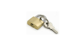 lock small BDSM brass