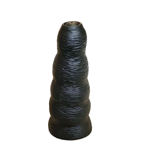 ogre giant artificial penis soft dildo black