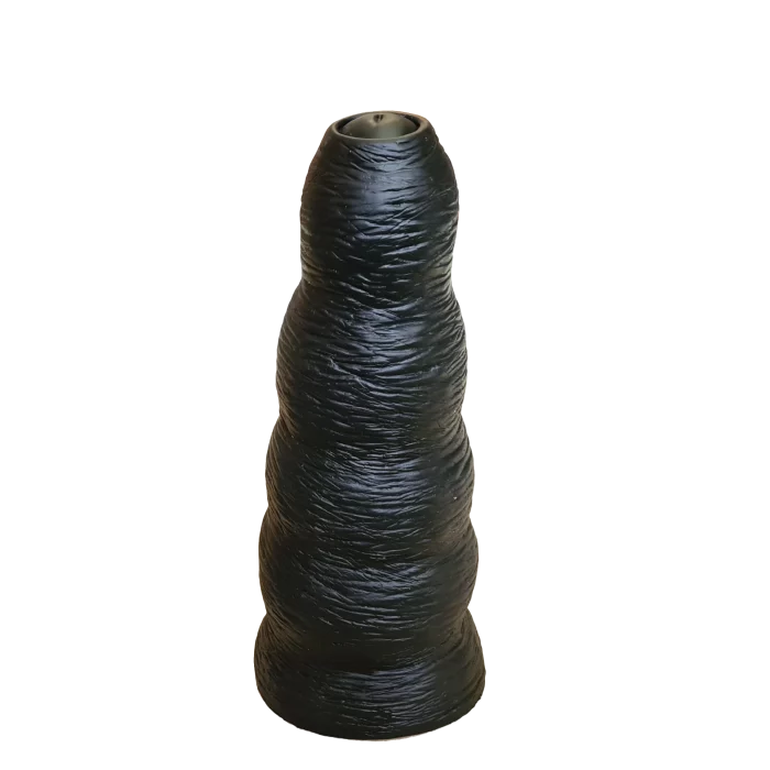 ogre giant artificial penis soft dildo black