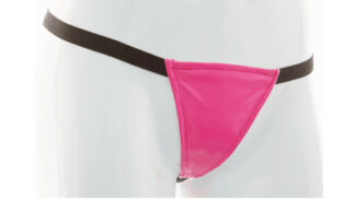 pink spandex thong