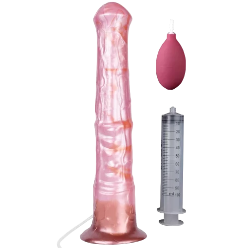 Pferd spritzende Dildo weich L