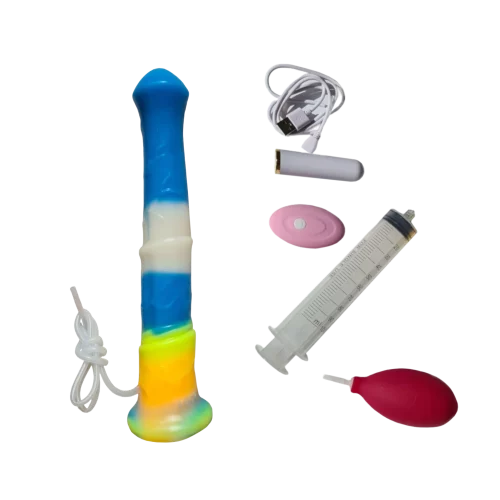 dildo vibrant cheval giclant éclatant