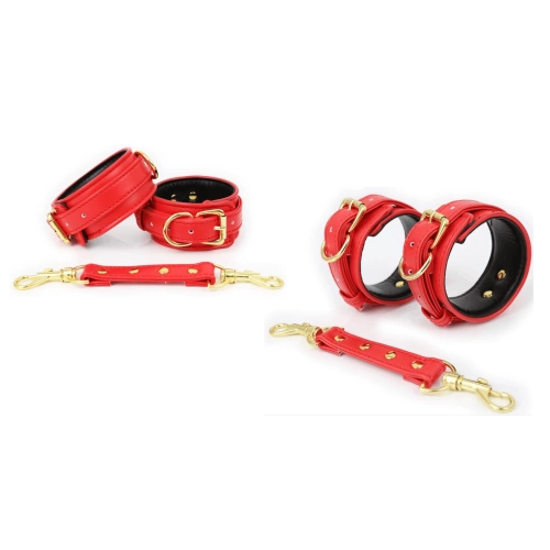 quality artificial leather handcuffs