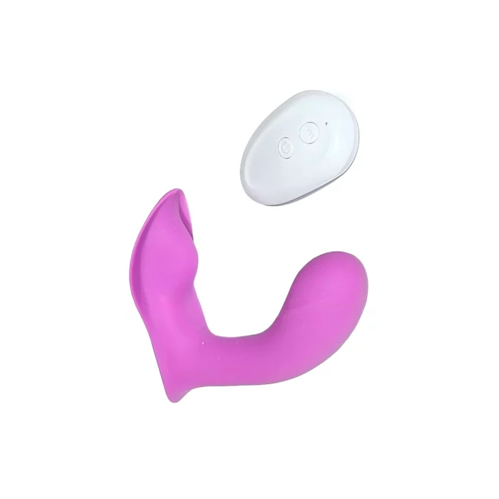 Clitoris and G-spot vibrator with remote control