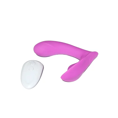 Klitoris- och G-punktsvibrator med fjärrkontroll