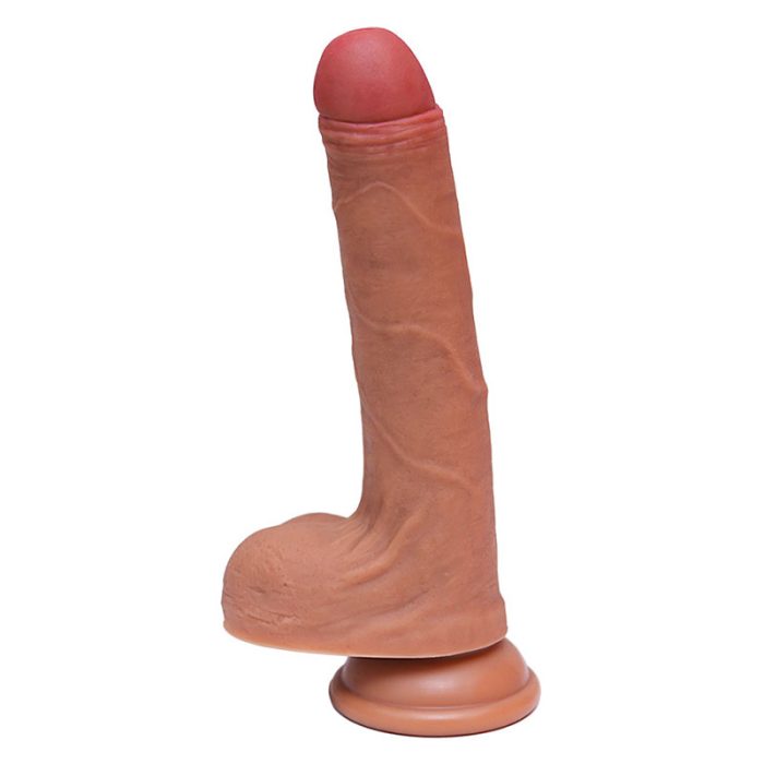 Dildo din silicon ultra realist cu strat dublu