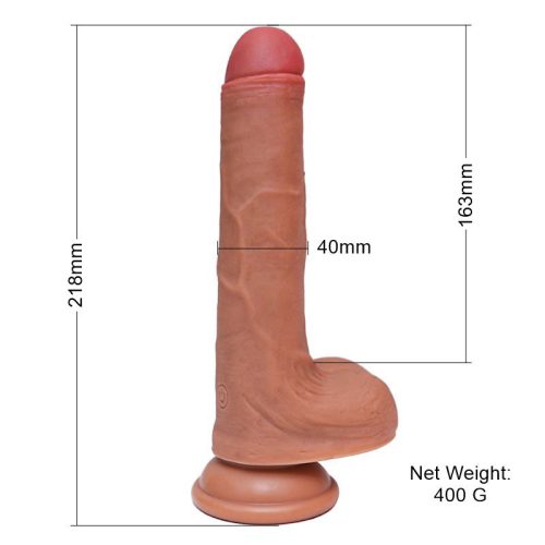 Dubbellaagse kunstmatige penis voorhuid aangepaste zachtheid