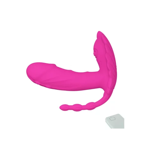 Clitoris- en G-spotvibrator, anaal staartje