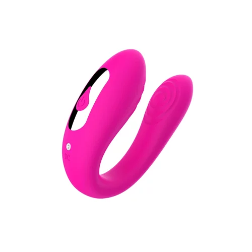 Remote controlled clitoral and G-spot vibrator