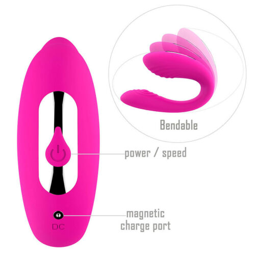 clitoral and G-spot vibrator remote control