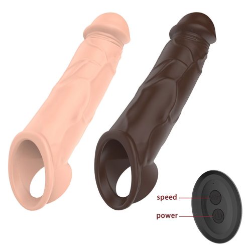 nástavec pouzdro penisu vibrační