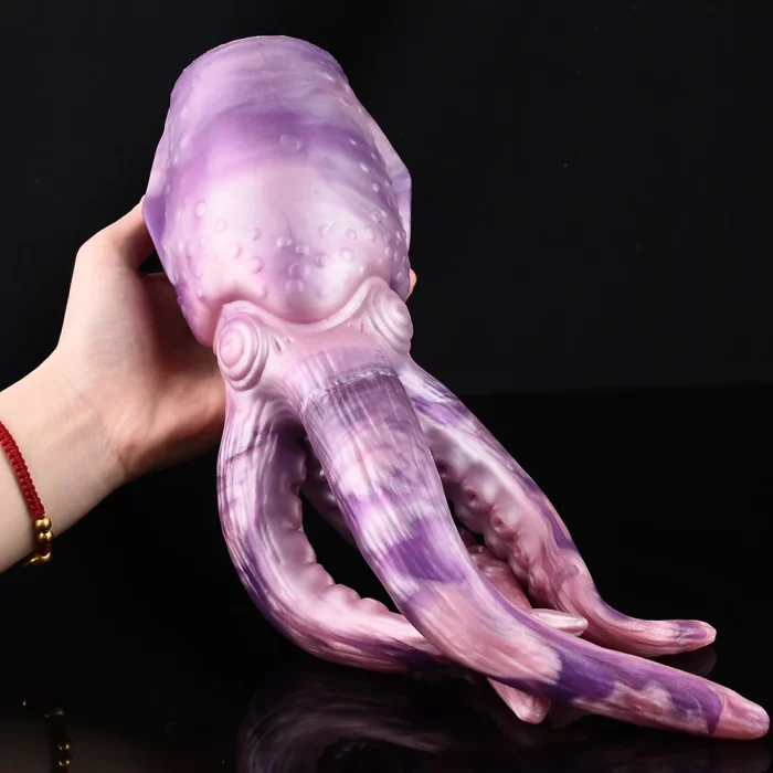 Octopus dubbele dildo en vagina