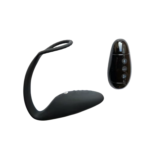 Wowyes Vibrating Wearable Prostate Massager with Electro Shock Remote Control