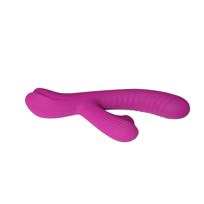 Dual Pulse Rabbit Klitoris- och G-punktsvibrator Lila Love spice